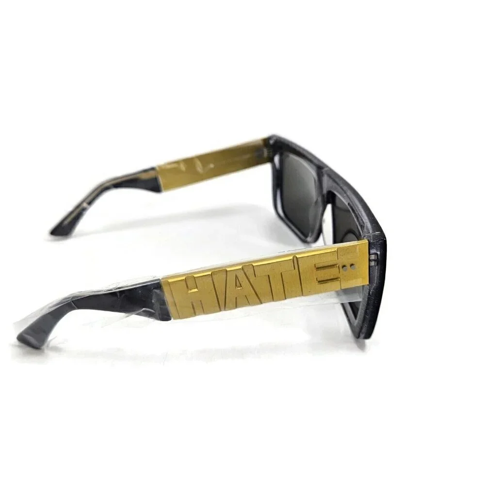 New Vintage Frames Company Corey Shapiro Love/Hate Sunglasses Black/Gold